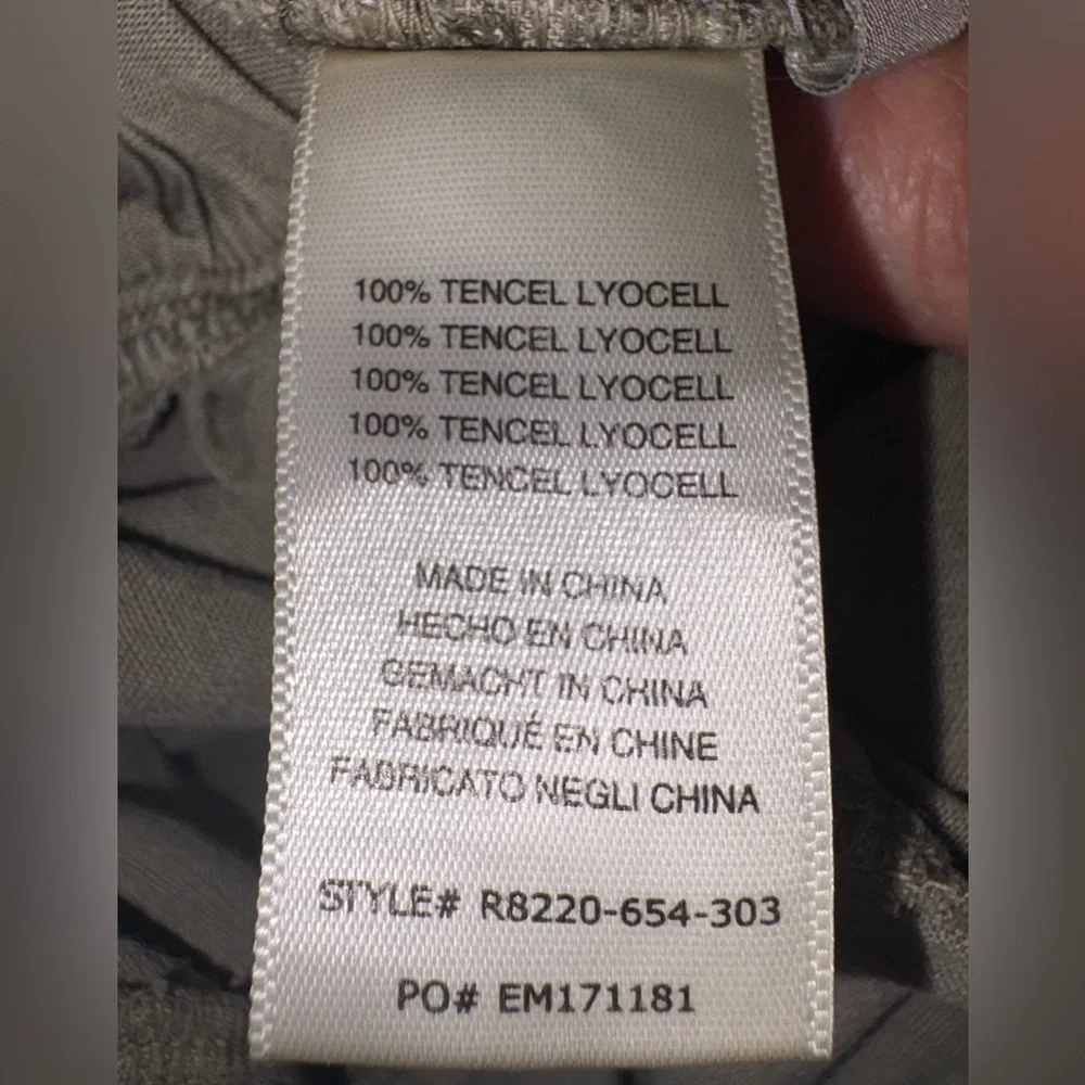 Anthro Cloth & Stone Tencel Wrap Romper Taupe XS Tie Waist - Picture 4 of 11